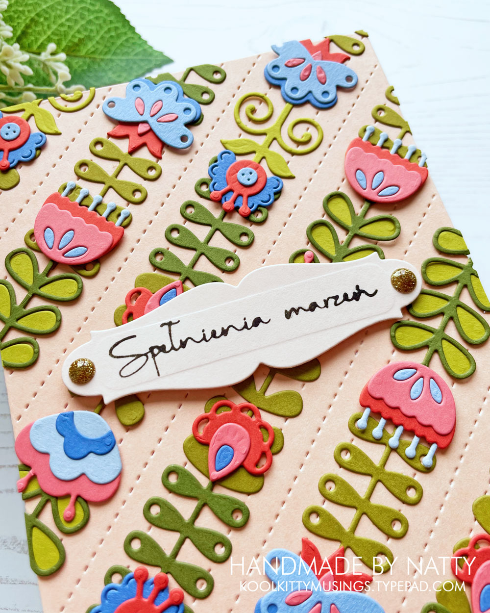 Folksy Birthday Wishes | Spellbinders Enchanted Garden