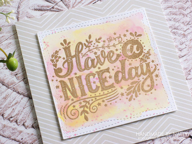 2018 card challenge – October card