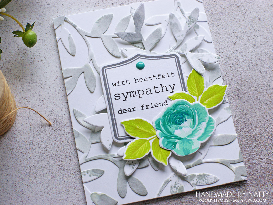 With heartfelt sympathy