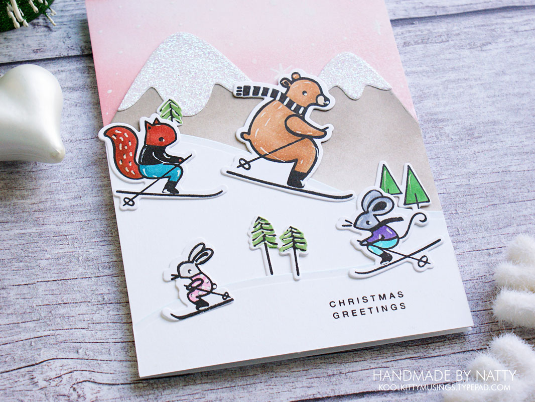 Skiing by with Christmas wishes