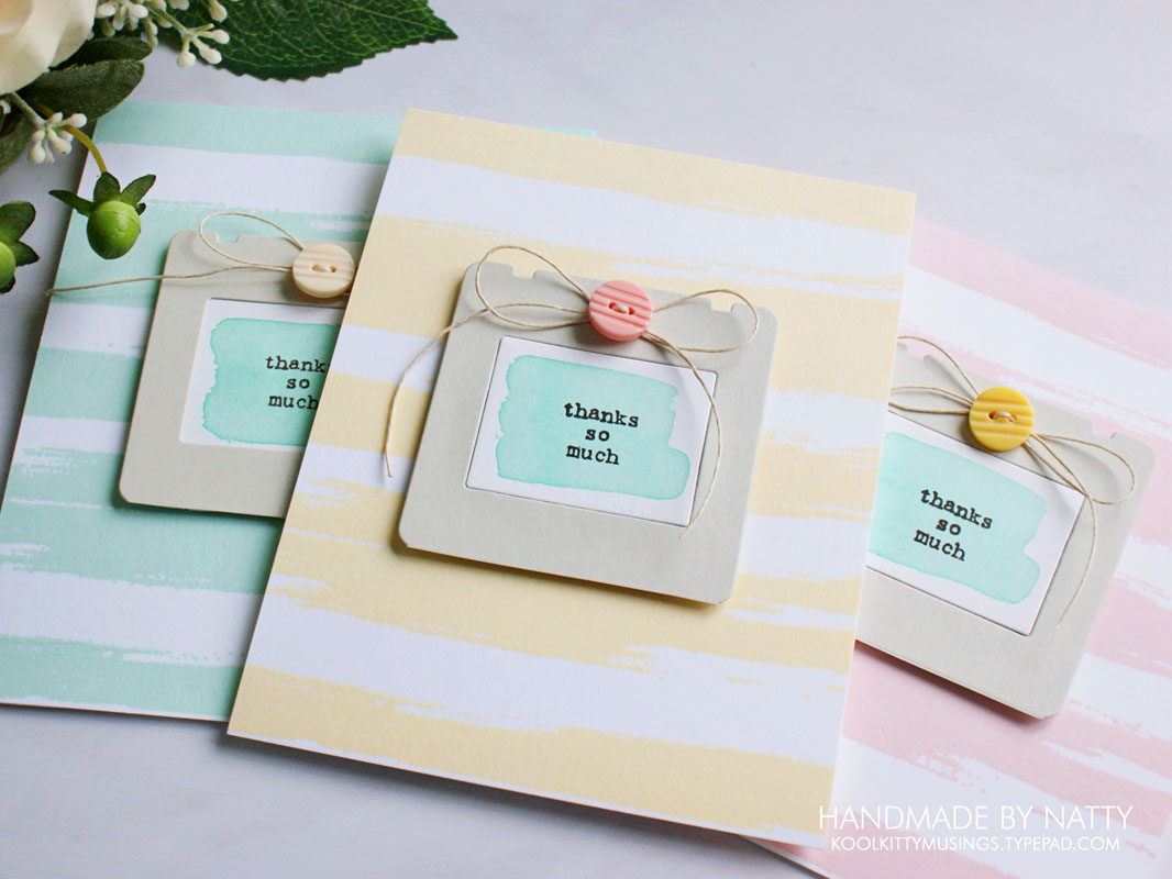 Thank you card project complete!