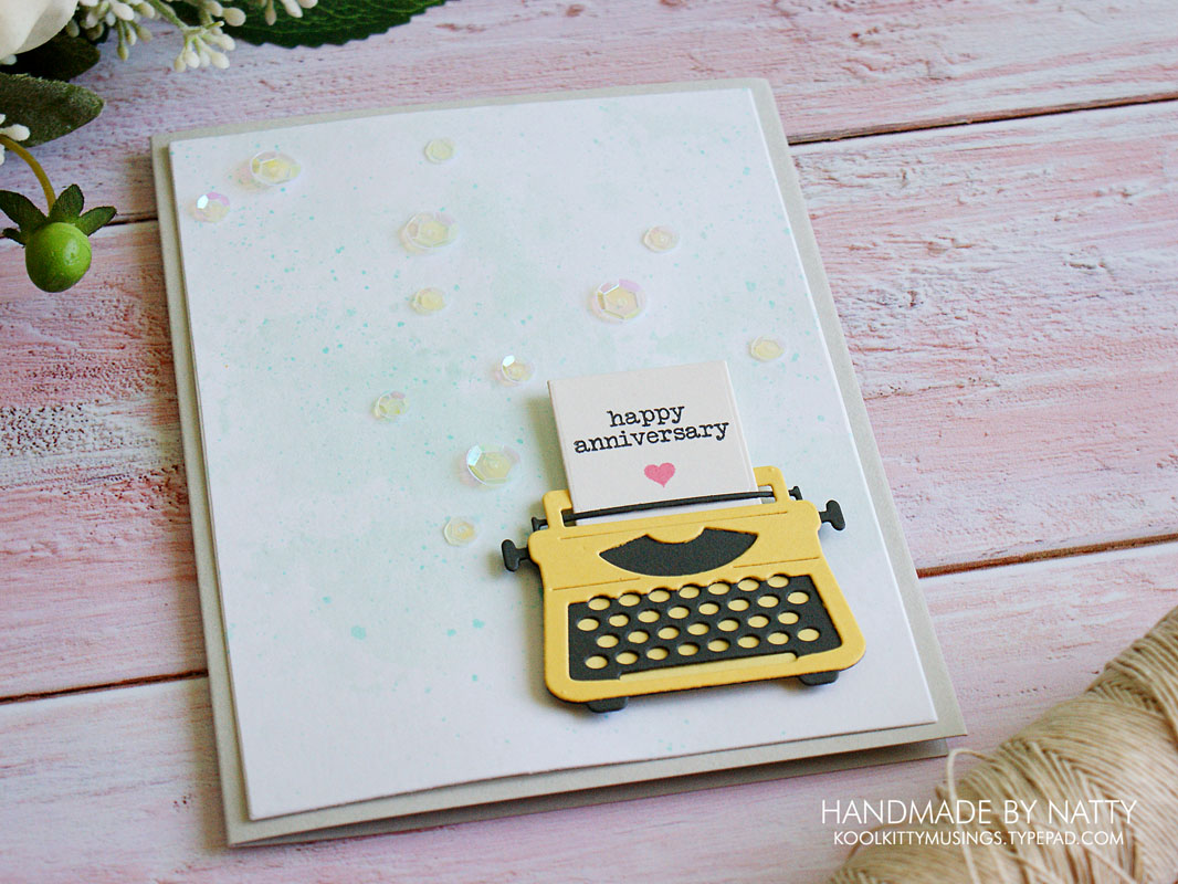 Inky Background | Daring Cardmakers Challenge