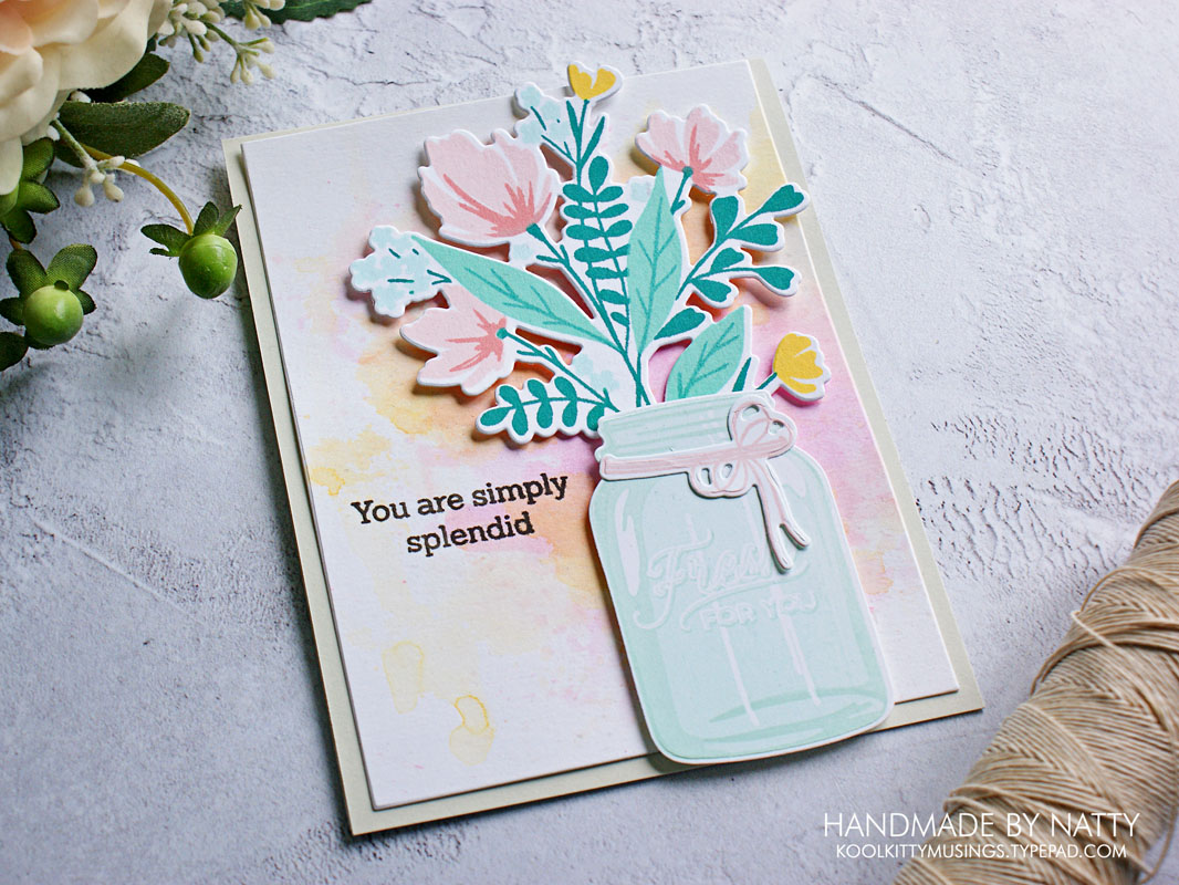 You Are Simply Splendid | Pinkfresh Studio Modern Layered Floral