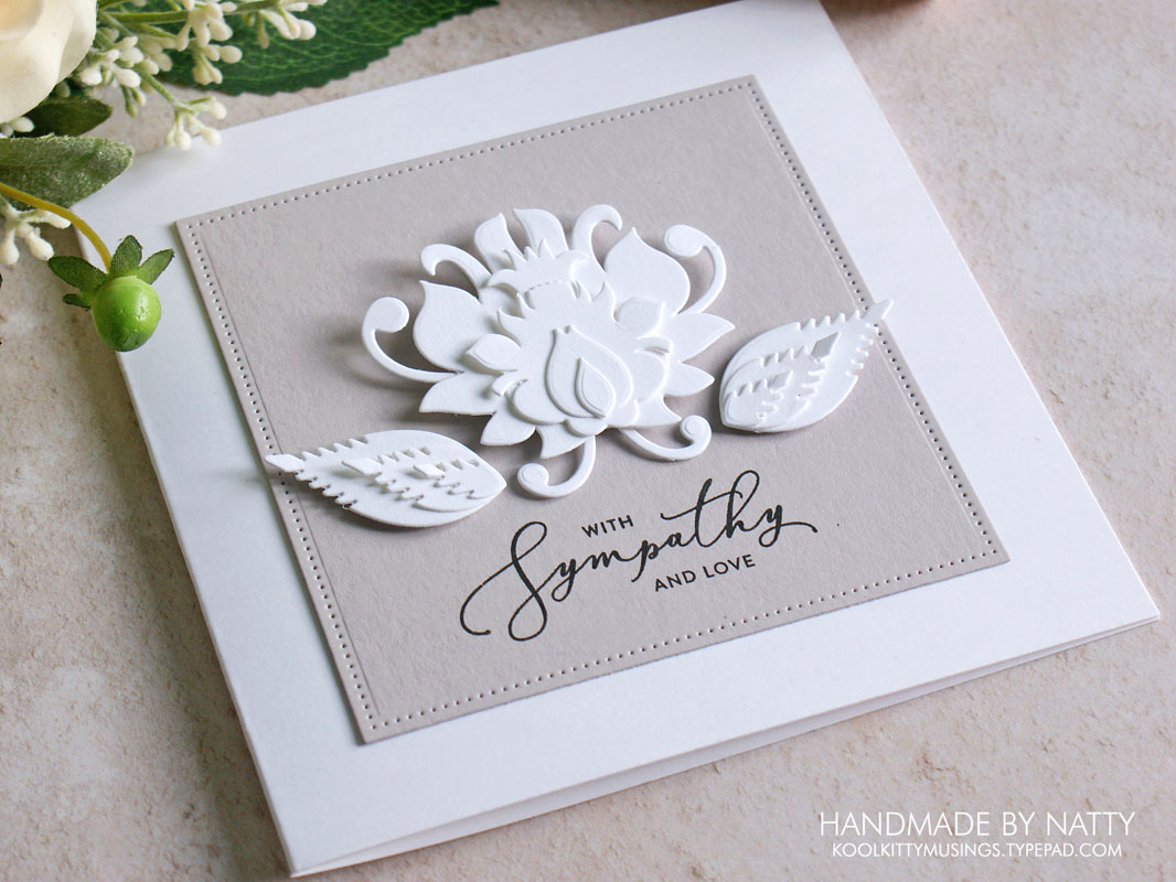 With Sympathy and Love | Altenew Polish Papercuts 3D