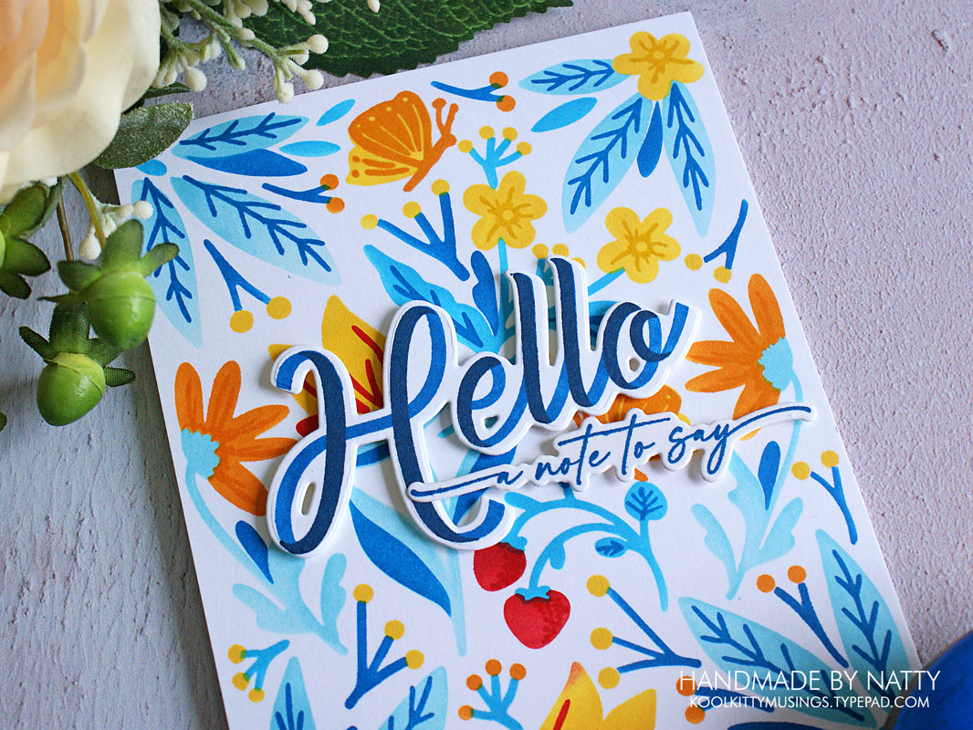 A Note to Say Hello | The Greetery Garden Goodness