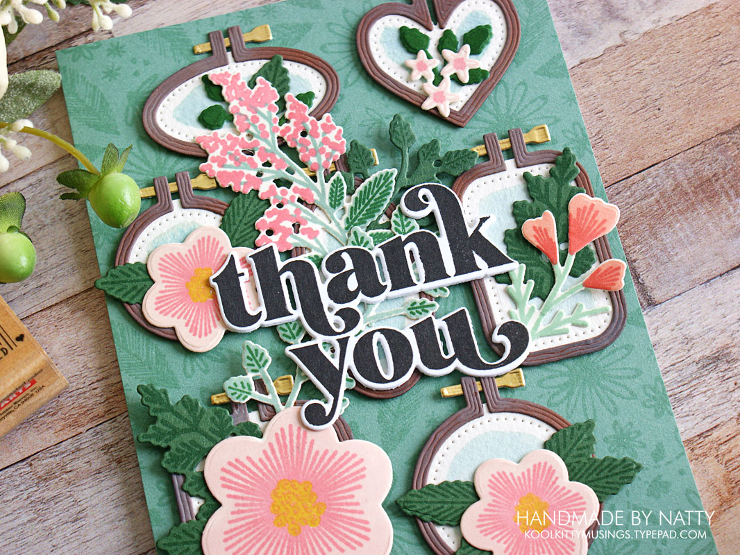 Embroidered Thanks | The Greetery Floral Sampler
