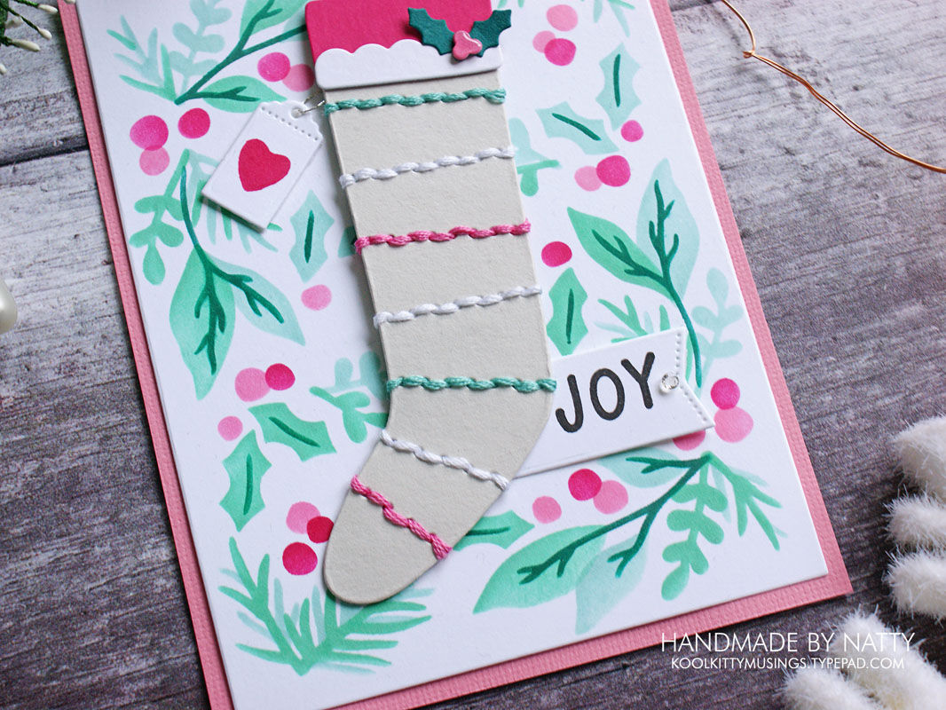 Joy | Concord & 9th Stocking Stamp & Stitch