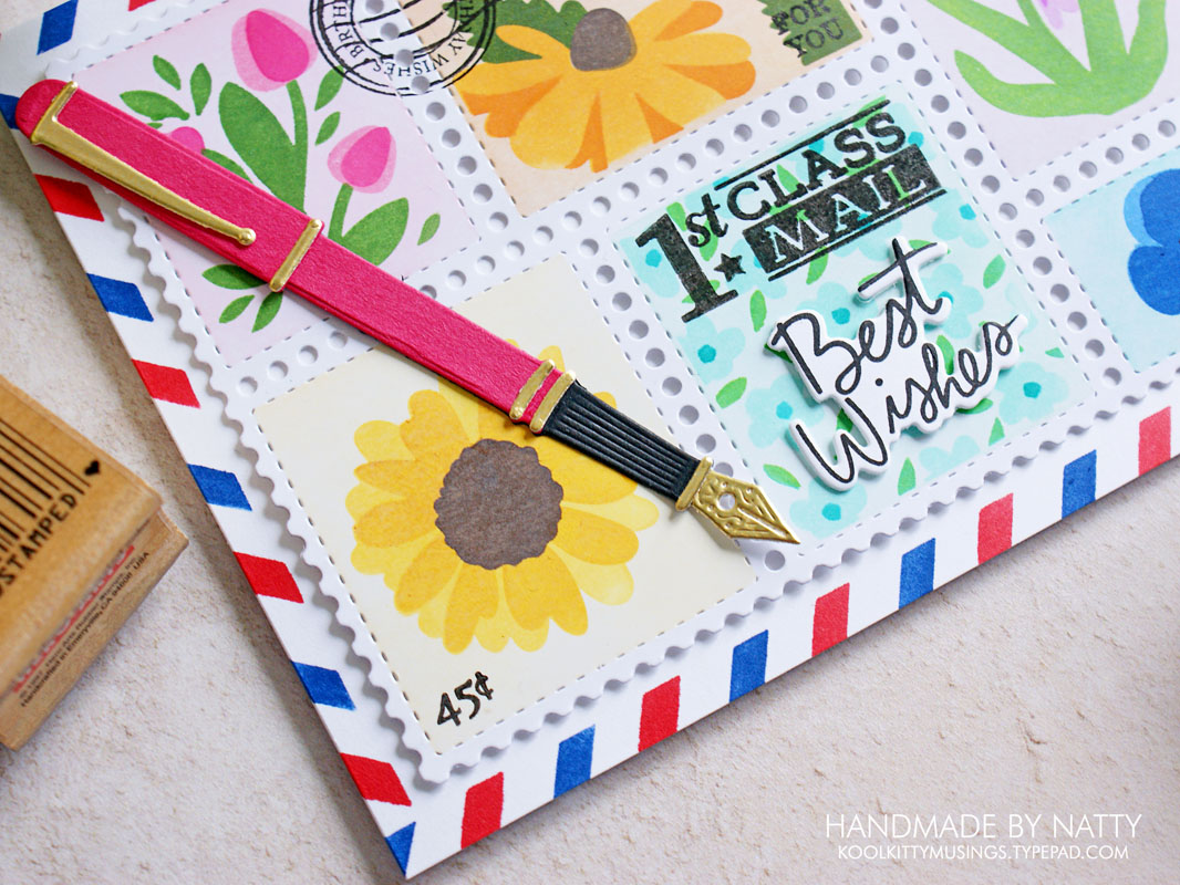 Postal Perfection | Daring Cardmakers Challenge
