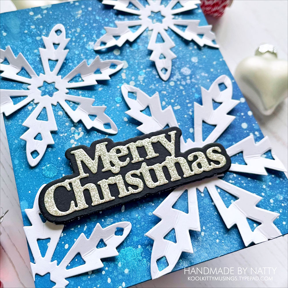 Merry Christmas | The Greetery Snipped Snowflakes