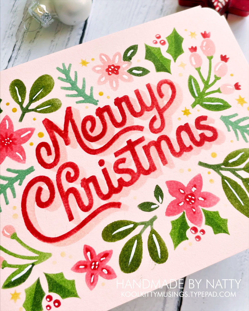 Festive Fridays | Layered Merry Christmas Foliage