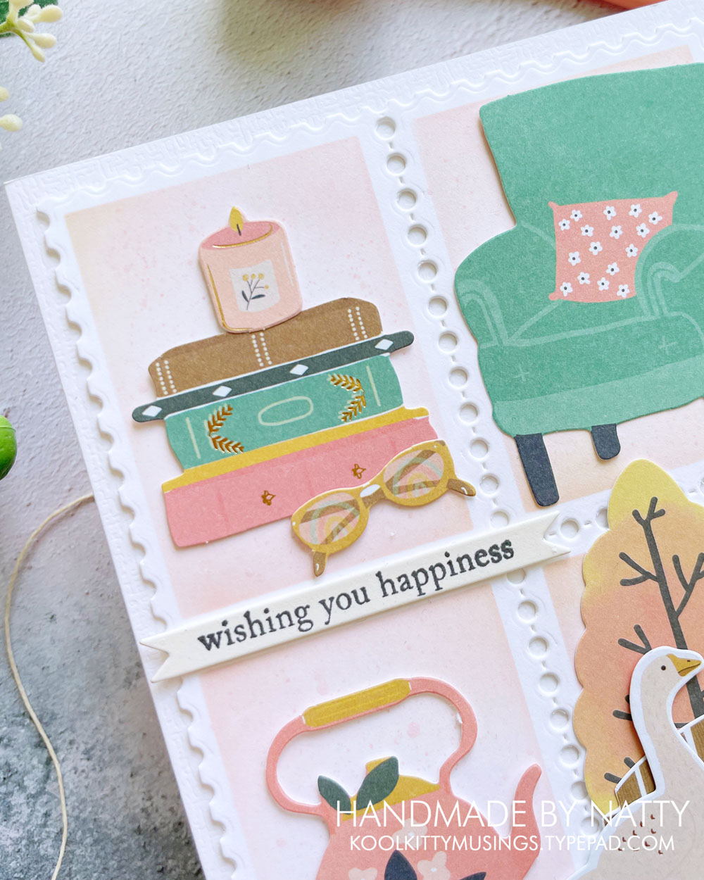 Wishing You Happiness | Spellbinders Jump Into Fall kit