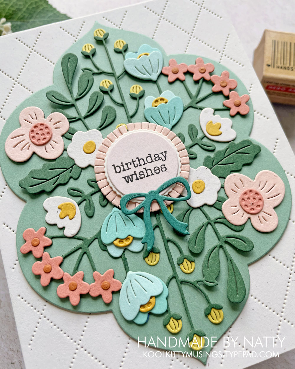 Birthday Wishes | Spellbinders Floral Reflection