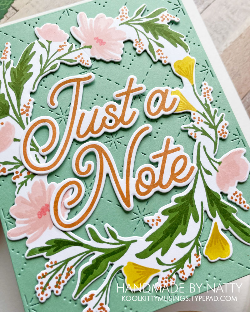 Just a Note | The Greetery Print Shop Floral Frame