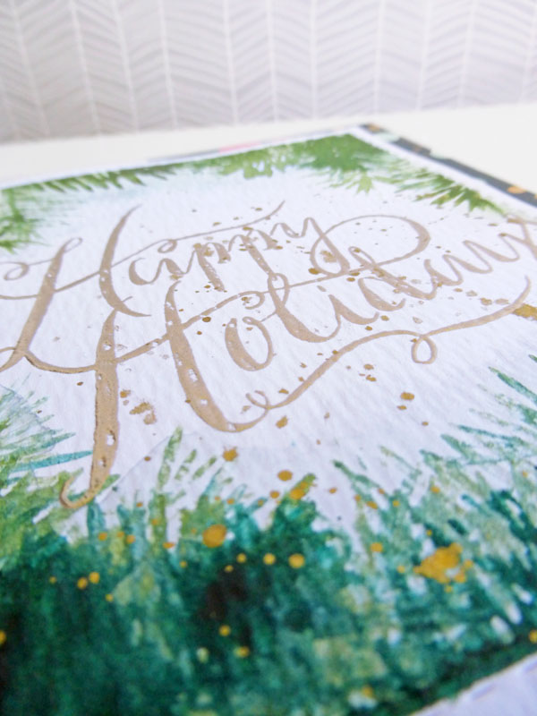 2016 card challenge – February Christmas card