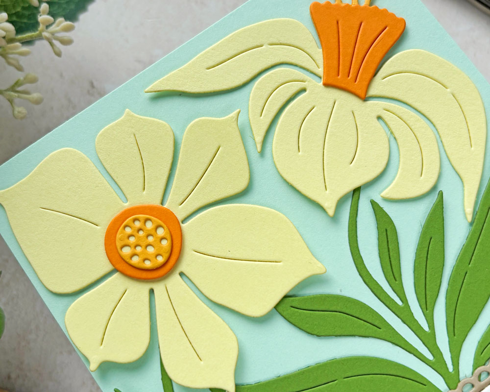 Happy Easter | Spellbinders Fresh Picked Daffodils